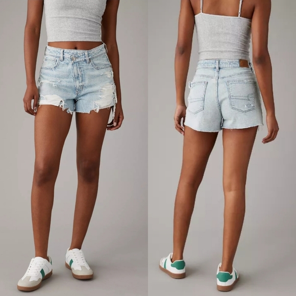 American Eagle Outfitters Pants - NWT AE Strigid Mom Shorts